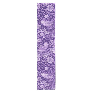 Strawberry Thief Purple, William Morris Short Table Runner