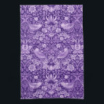 Strawberry Thief Purple, William Morris Tea Towel<br><div class="desc">William Morris (24 March 1834 – 3 October 1896) was a British textile designer, poet, novelist, translator, and socialist activist associated with the British Arts and Crafts Movement. He was a major contributor to the revival of traditional British textile arts and methods of production. His literary contributions helped to establish...</div>
