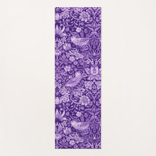 Strawberry Thief Purple, William Morris Yoga Mat