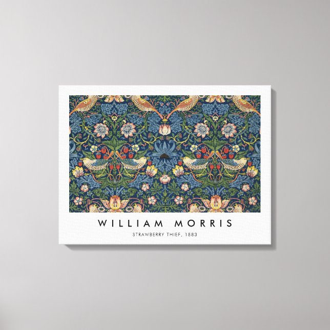 Strawberry Thief William Morris Canvas Print (Front)