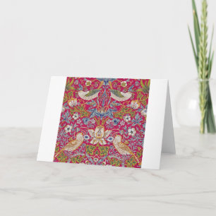 Strawberry Thief, William Morris Card