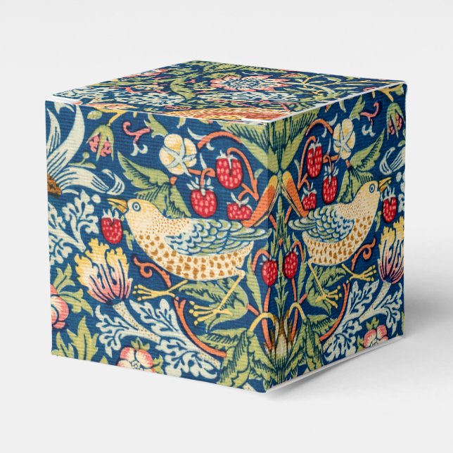 Strawberry Thief, William Morris Favour Box (Front Side)