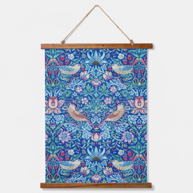Strawberry Thief, William Morris Hanging Tapestry (Front)