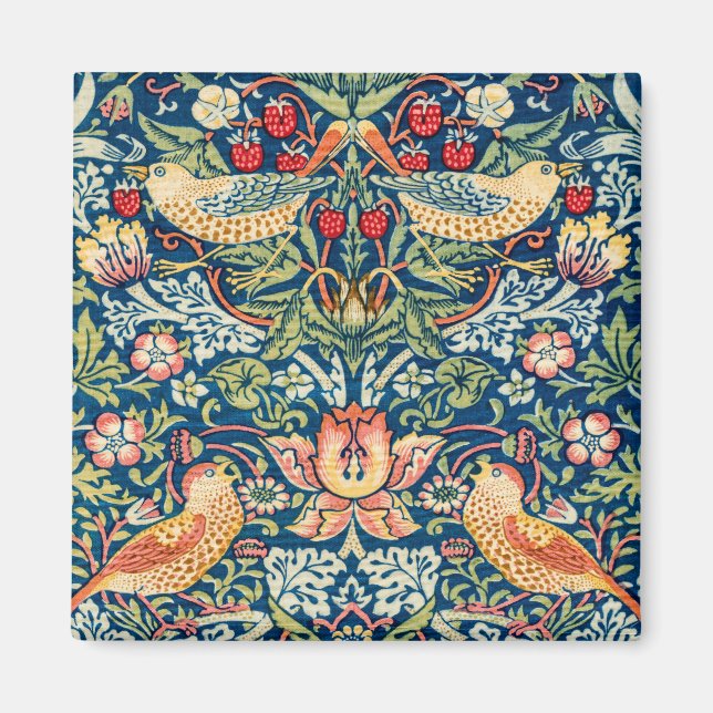 Strawberry Thief, William Morris Magnet (Front)