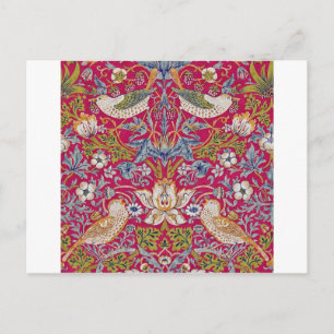 Strawberry Thief, William Morris Postcard