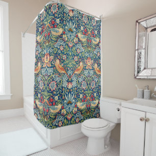 Strawberry Thief, William Morris Shower Curtain