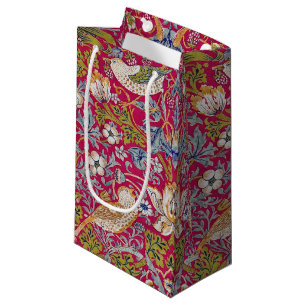 Strawberry Thief, William Morris Small Gift Bag