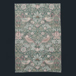 Strawberry Thief, William Morris Tea Towel<br><div class="desc">William Morris (24 March 1834 – 3 October 1896) was a British textile designer, poet, novelist, translator, and socialist activist associated with the British Arts and Crafts Movement. He was a major contributor to the revival of traditional British textile arts and methods of production. His literary contributions helped to establish...</div>
