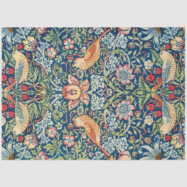 Strawberry Thief, William Morris Tissue Paper (Front)