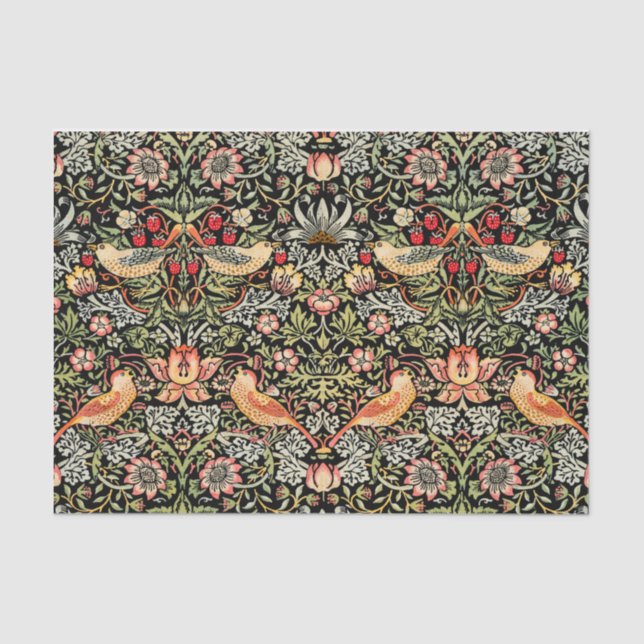 Strawberry Thief William Morris Tissue Paper (Front)