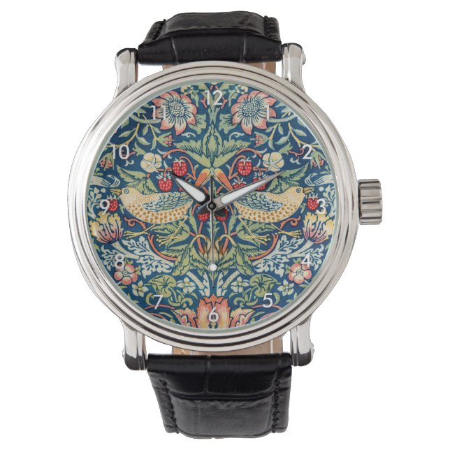 Strawberry Thief, William Morris Watch (Front)