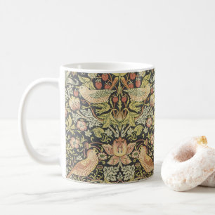 Strawberry Thieves by William Morris, Vintage Art Coffee Mug