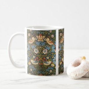 Strawberry Thieves by William Morris, Vintage Art Coffee Mug