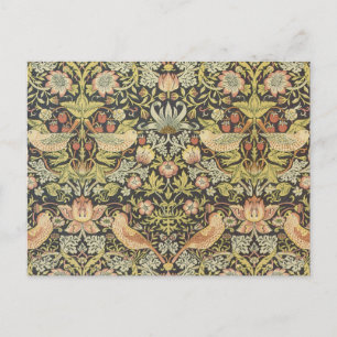Strawberry Thieves by William Morris, Vintage Art Postcard