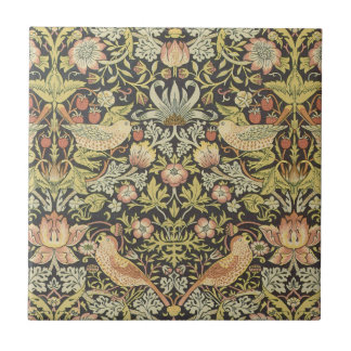 Strawberry Thieves by William Morris, Vintage Art Tile
