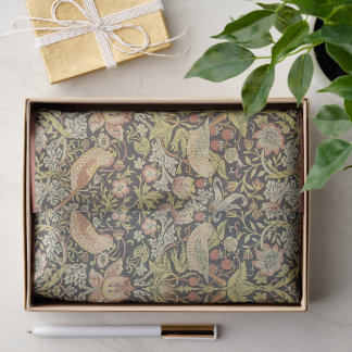 Strawberry Thieves by William Morris, Vintage Art Tissue Paper