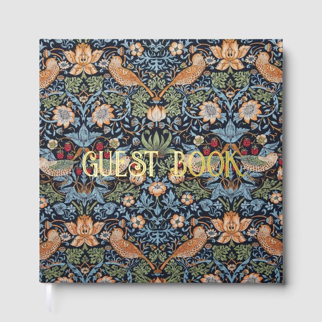 Strawberry Thieves  Guest Book (Front)