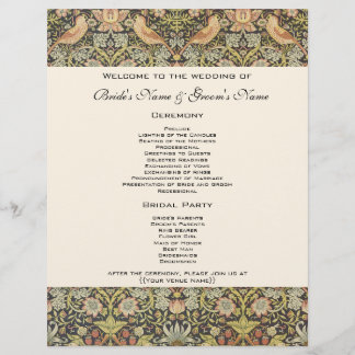 Strawberry Thieves Vintage Wedding Set