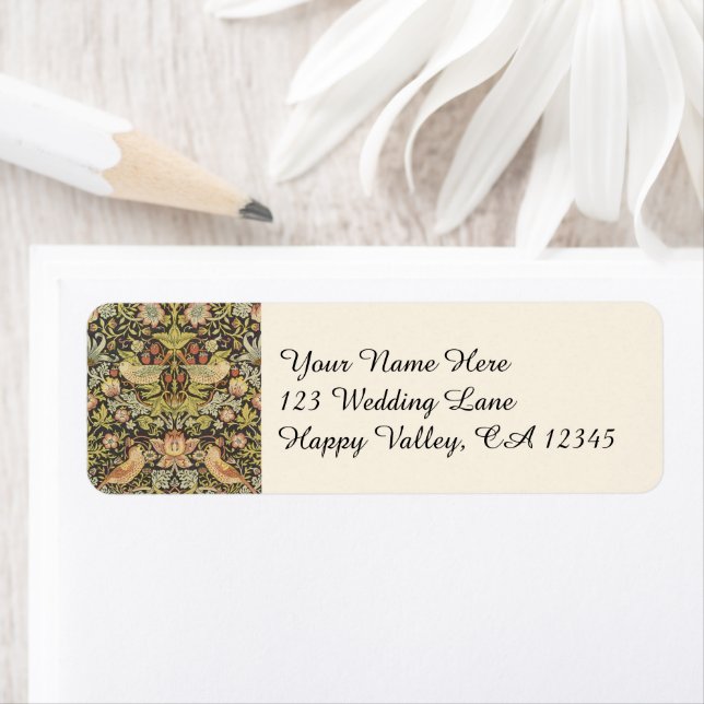 Strawberry Thieves Vintage Wedding Set (Insitu)