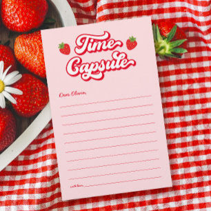 Strawberry Time Capsule Party Game