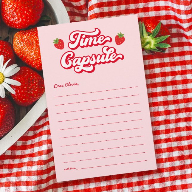Strawberry Time Capsule Party Game (Creator Uploaded)