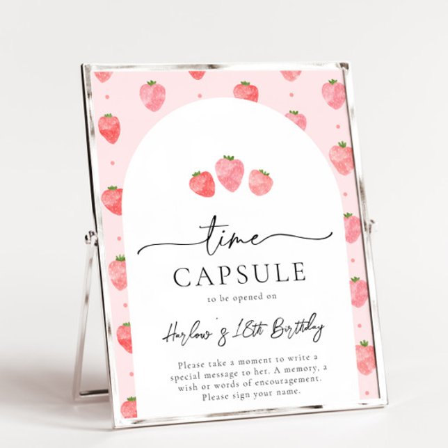 Strawberry Time Capsule Sign (Creator Uploaded)