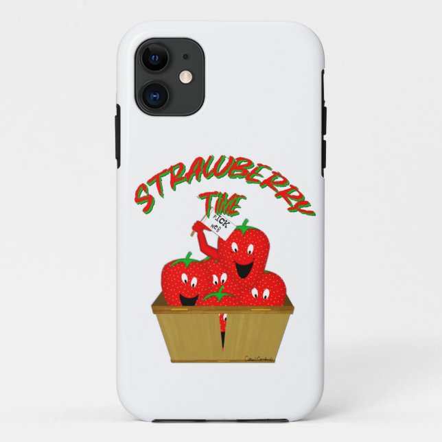 Strawberry Time! Case-Mate iPhone Case (Back)