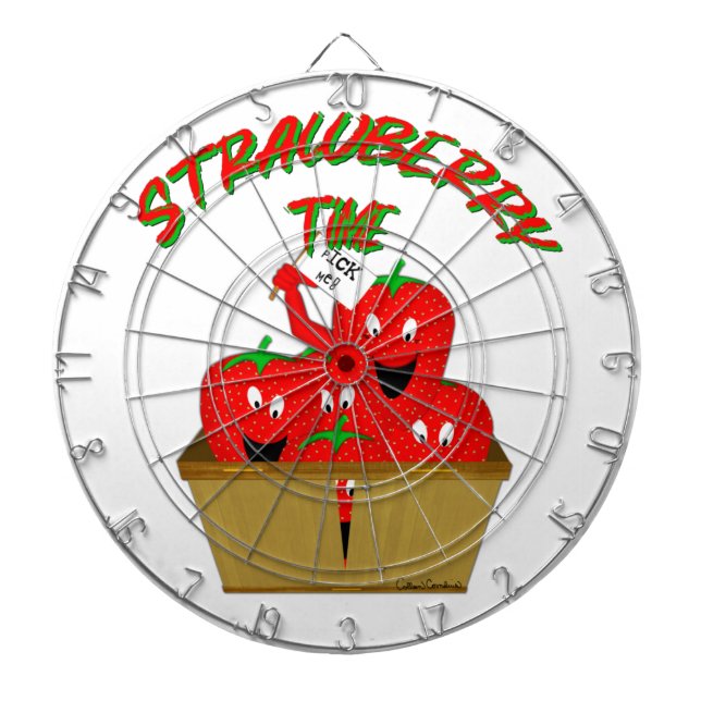 Strawberry Time! Dartboard (Front)