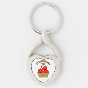 Strawberry Time! Key Ring