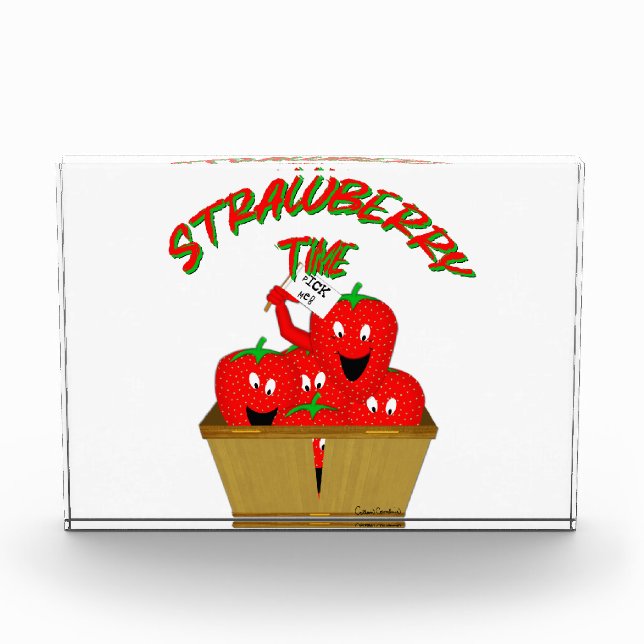 Strawberry Time! Photo Block (Front)