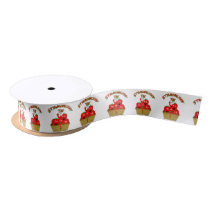 Strawberry Time! Satin Ribbon