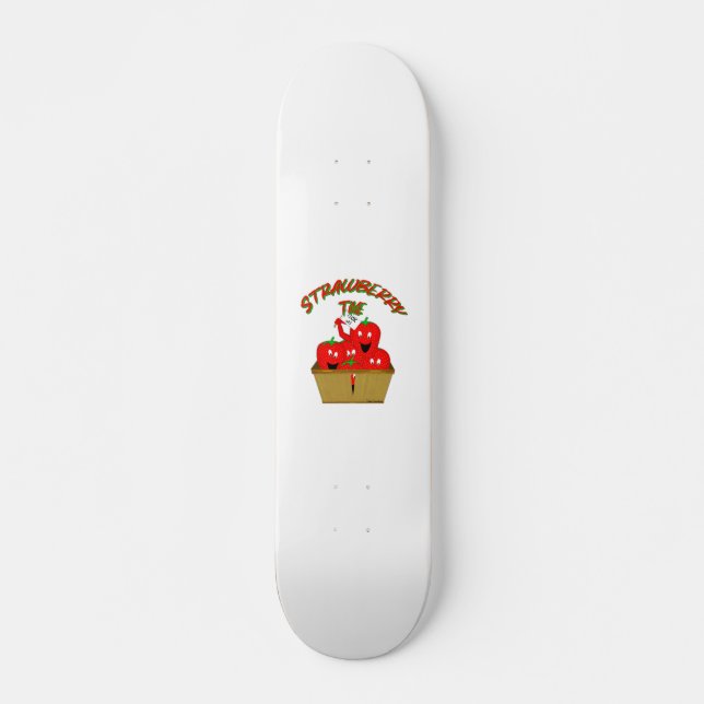 Strawberry Time! Skateboard (Front)
