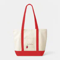 Yonezou store nekota strawberry large tote bag