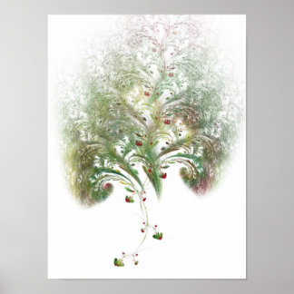 Strawberry Tree Fractal Poster