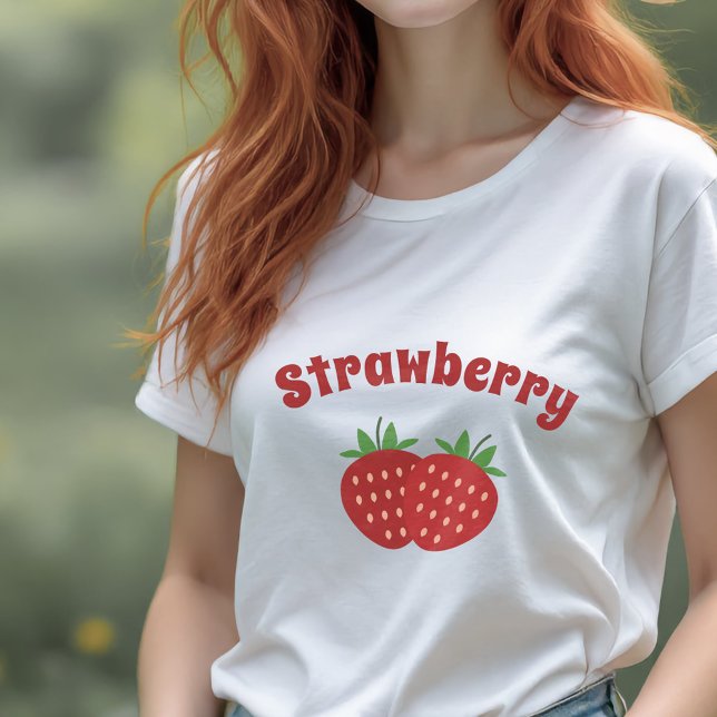 Strawberry Tri-Blend Shirt (Strawberry TShirt)