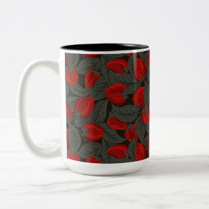 Strawberry  Two-Tone coffee mug