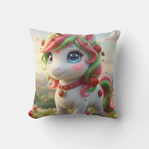 strawberry unicorn cushion
