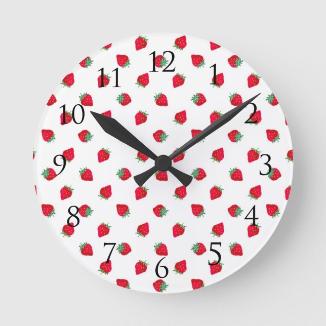 Strawberry Wall Clock (Front)