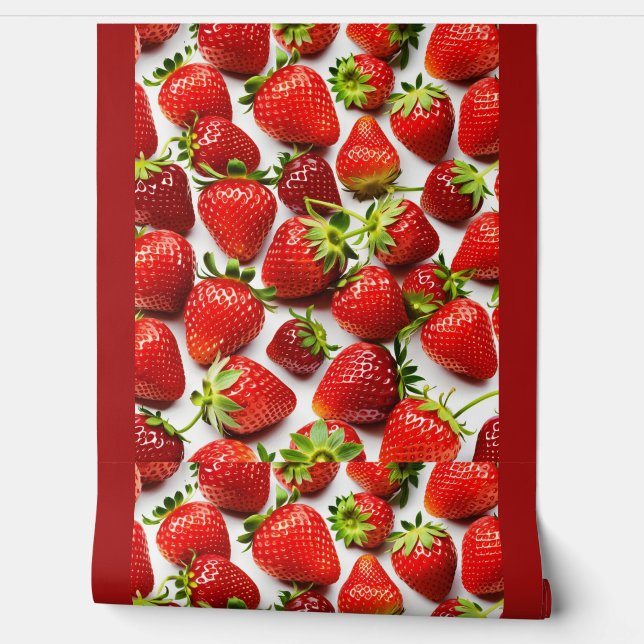 Strawberry  wallpaper (Unrolling)