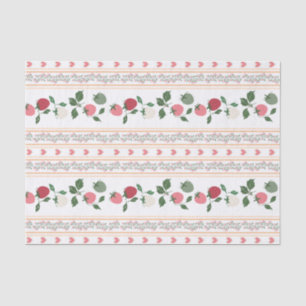 Strawberry Wallpaper - Greta Tissue Paper
