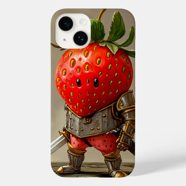 Strawberry Warrior Case-Mate iPhone Case (Back)