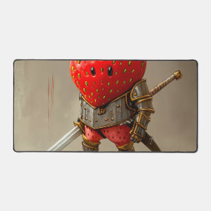 Strawberry Warrior Desk Mat