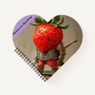 Strawberry Warrior Notebook