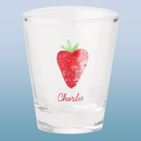 Strawberry Watercolor Personalised Custom Name
