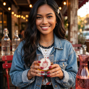 Strawberry Whiskey Glass