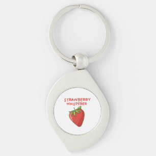 Strawberry Whisperer Key Ring