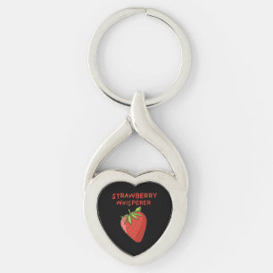 Strawberry Whisperer Key Ring