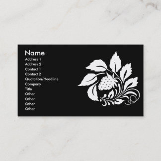 strawberry_white business card