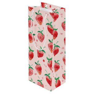 Strawberry Wine Gift Bag
