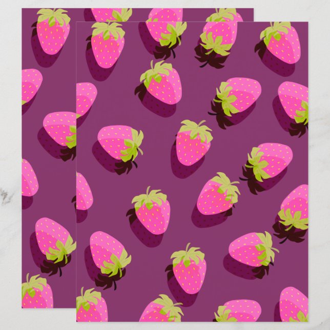 Strawberry Wine Red (Front/Back)